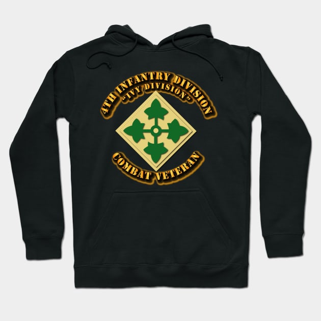 4th Infantry Division - Ivy Div - Cbt Vet Hoodie by twix123844